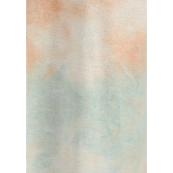 SOLD OUT Peach Mint Wide Leg Relaxed Palazzo Lounge Pants - Picture 5 of 6